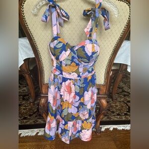 New with tags BOG Collective print mini dress XS